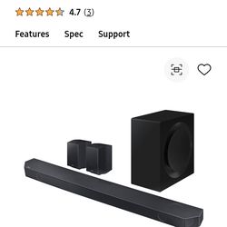 Q-Series Soundbar HW-Q990C 11.1.4ch with Sub Woofer & Rear Speaker (2023)