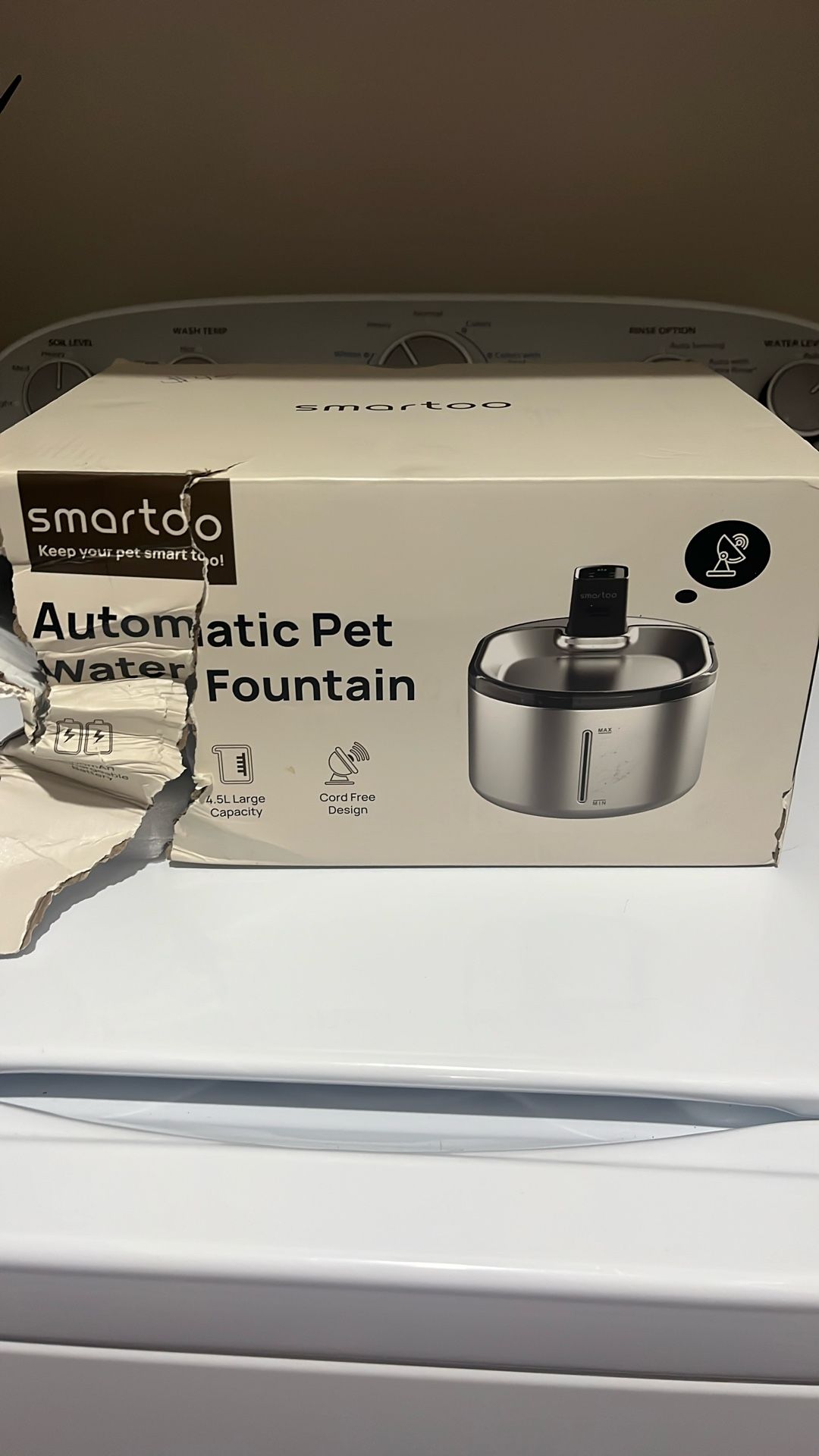 Smartoo automatic, pet water fountain