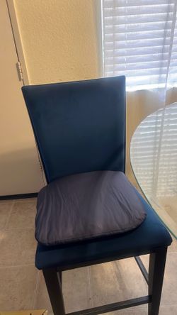 Chairs, Blue with Black legs