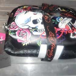 Ed Hardy 2 Piece Cosmetic Bag 