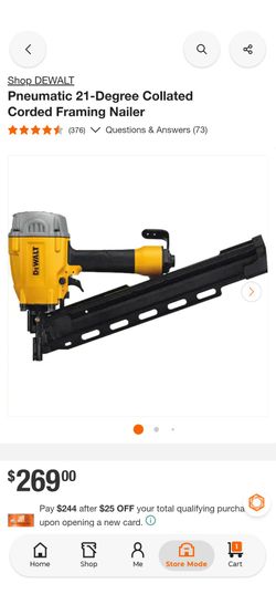 DeWalt framing nailer