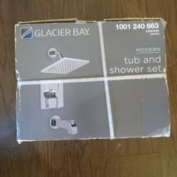Glacier Bay Modern Tub And Shower Set