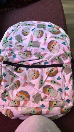 Baby yoda backpack