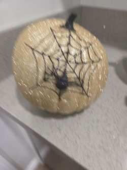 Gold sparkly pumpkin