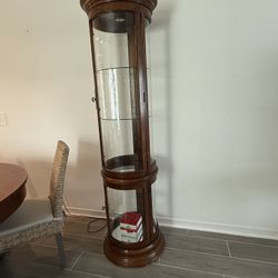 Hardwood Curios Display Cabinet