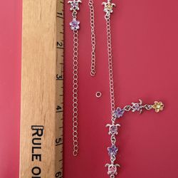 Turtle And Flower Bracelet (Broken)