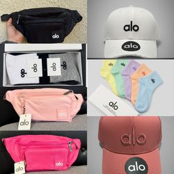 ALO Gorras, Calcetines, Cangureras