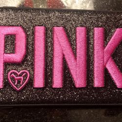 Victoria’s Secret PINK BLACK BLING GLITTER iPhone LOGO CASE 7 8 and PLUS CASE