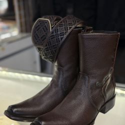 Botines Y Cinto Vaquero