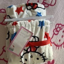 Hello Kitty 4 TH Of July Blanket 
