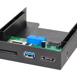 SIIG USB 3.0 Internal Bay Multi Card Reader/eSATA NEW