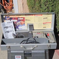 Portable Cable Sawzall Reversible Including Blades And Case 