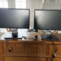 Dell Monitors with adapters 