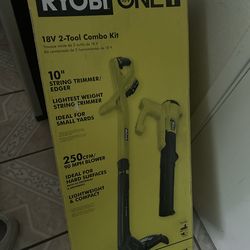 Ryobi weed eater, blower, battery and charger