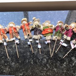 Autumn Fall Decor Scarecrows