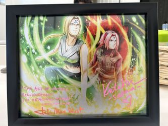 Autographed Print Dual Signed