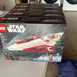 5 Copies Of 7533 New Lego Sealed Obi WANs Starfighter 