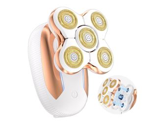 New Womens Electric Razor -5 Blade Rotary Shaver Magnetic Attraction