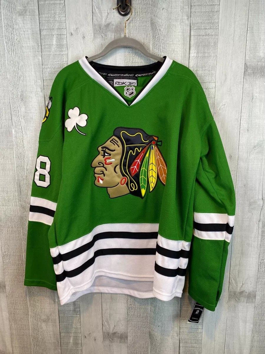 Green Chicago Blackhawk 88 Kane Jersey 