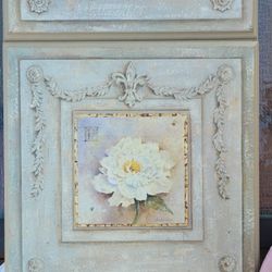 White Peony Plus Wall Plaques 