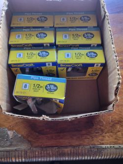 BrassCraft OR17X C1 Pipe Thread Angle Valves – Lot of 7