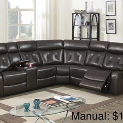 Recliner Sectional Sofa