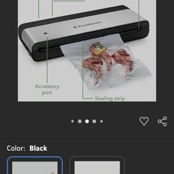 New FoodSaver VS0150 PowerVac Compact Vacuum Sealer - Stainless Steel
​