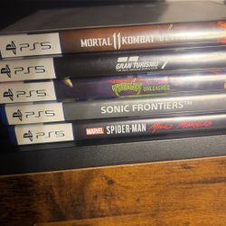 PS 5 Slim Pro - Used With 2 Controllers And Game Bundle 