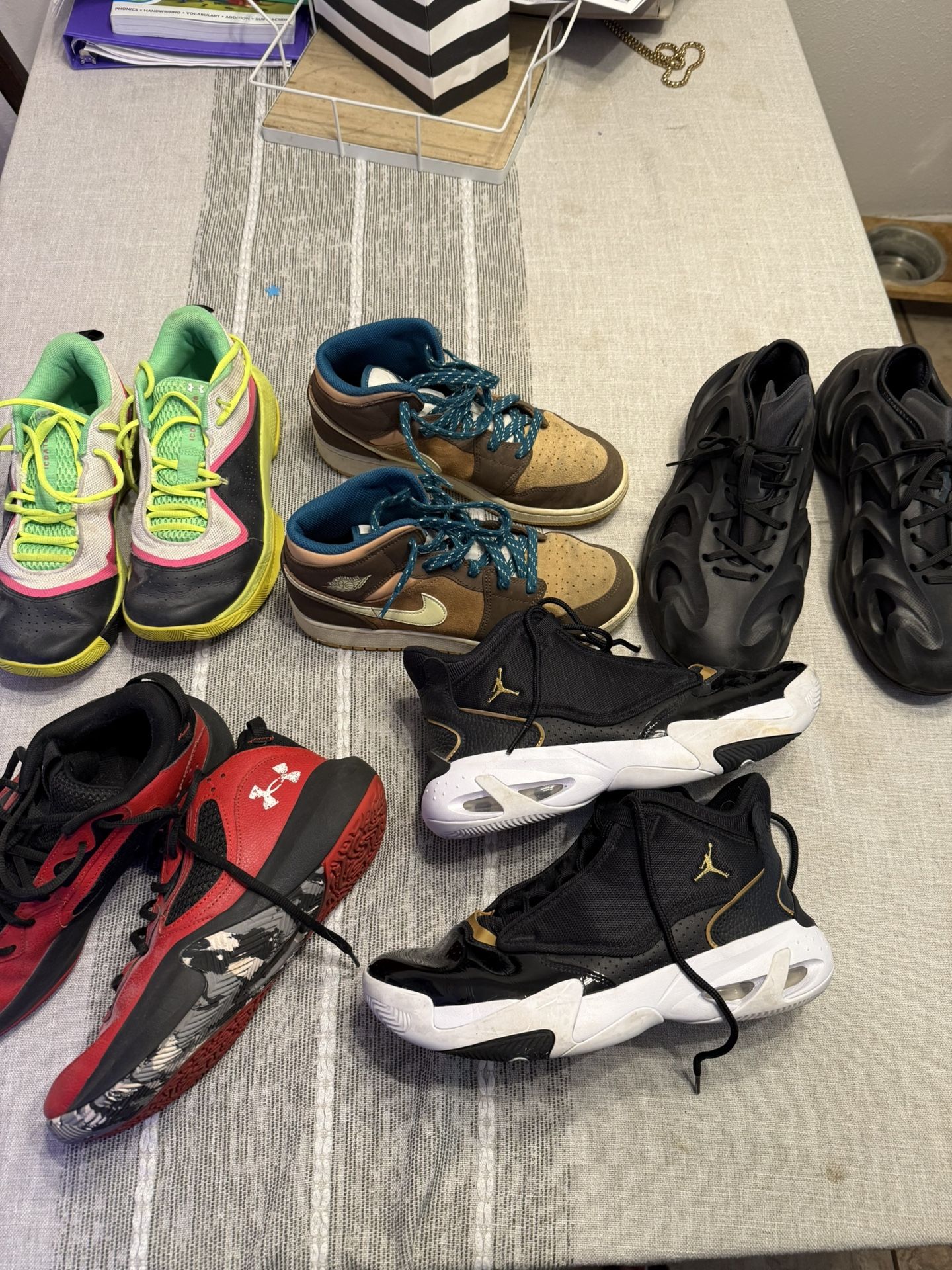 Boys Size 7 Sneaker Bundle – 5 Pairs in Great Condition!