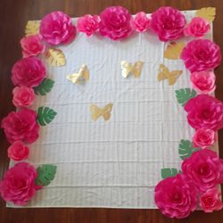 Paper Flowers/Flores De Papel