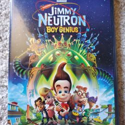 Jimmy Neutron Boy Genuis - DVD - VERY GOOD - Kids Movie Cartoon Animation 