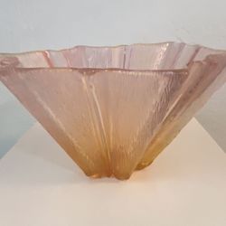 MidCentury Glass Starburst Bowl