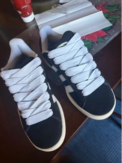 Adidas Campus Black White Sneakers