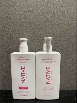 Native Vanilla & Cactus Flower Shampoo & Conditioner Set