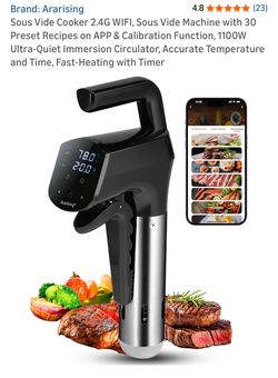 Brand New in Box 1300W Sous Vide Cooker Wifi Immersion Circulator Digital LCD Display