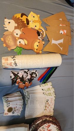 Baby shower items