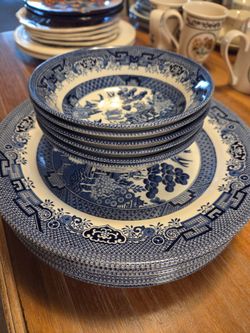 Churchill Blue Willow Dinnerware