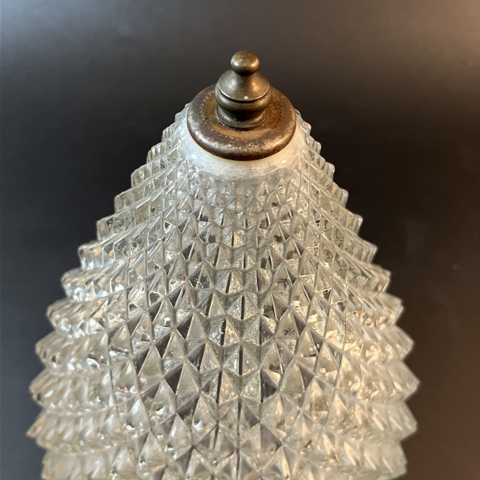 Hollywood Regency Mcm Swag Lamp Swag Pendant Light Shade Diamond