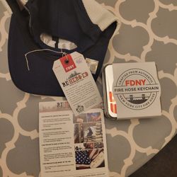 FDNY Official Firehose Hat And Keychain