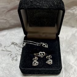 Heart Jewelry Set