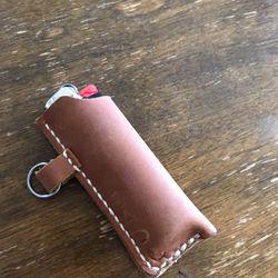 Handmade Leather Lighter Cover