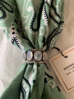 Moonstone Sterling Silver Ring Size 8