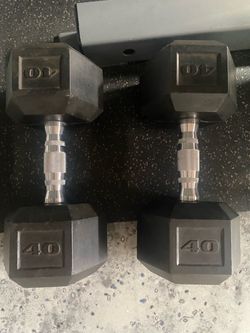 40 lb Dumbbells Pair