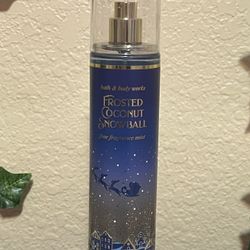 Bath and Body Works Frosted Coconut Snowball Body Mist and Lotion