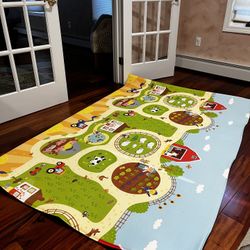 Baby Care Play Mat 82'' x 55'' Original One-Piece Reversible Rolla