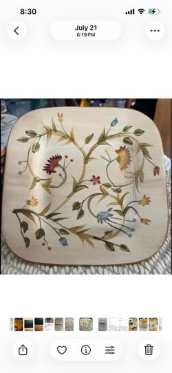 Home American Simplicity Floral Plates