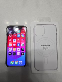 Apple iPhone 12 Mini with MagSafe Clear Case ( Unlocked 128GB )