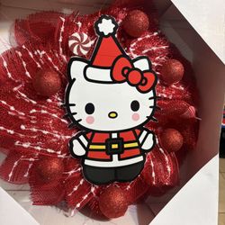 Hello Kitty Wreath