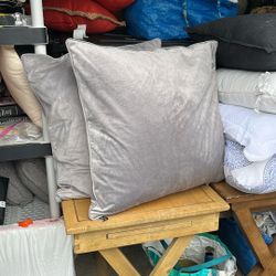 Pair Of Giant Down Filled Pillows