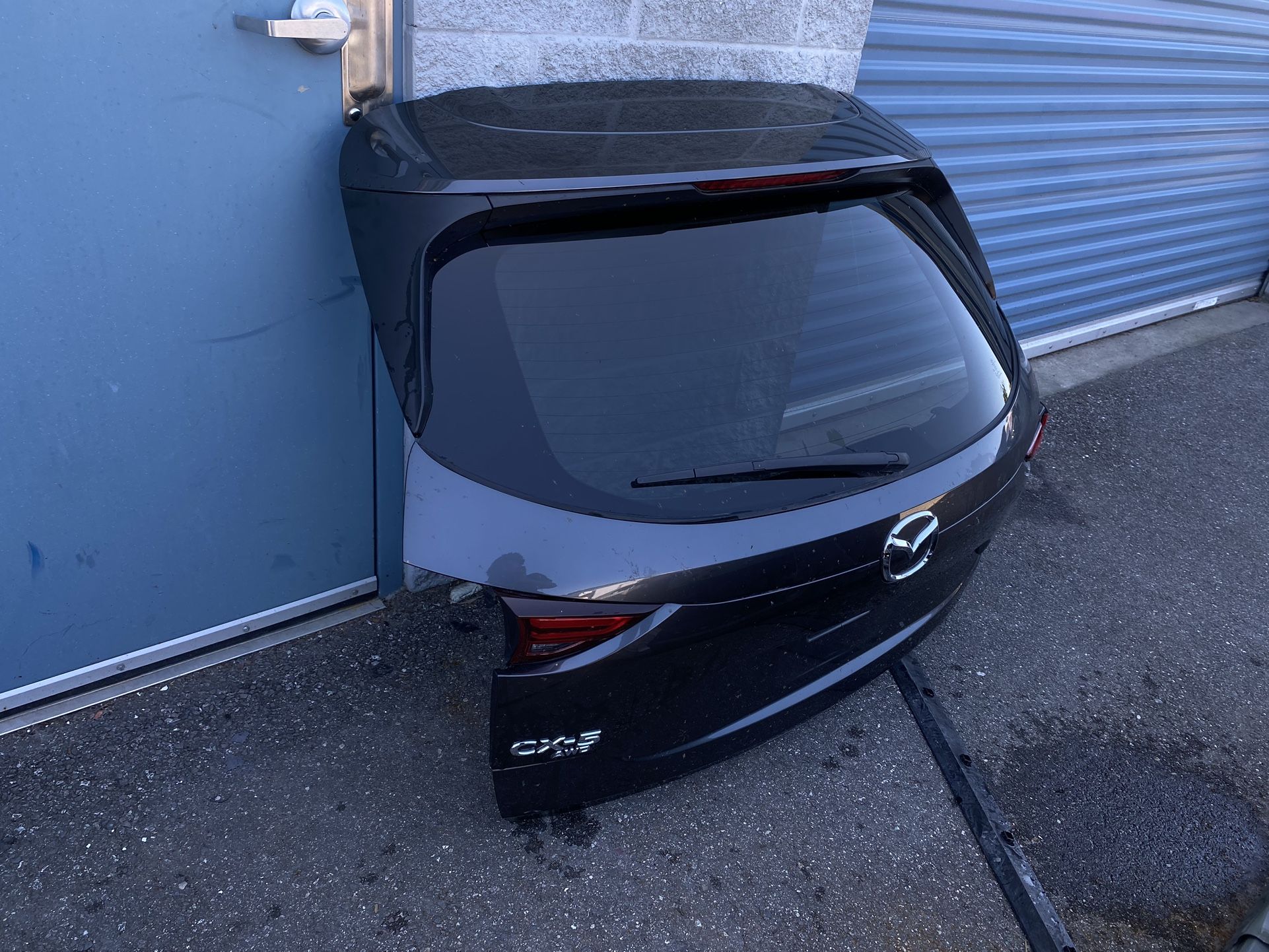 Black Mazda CX-5 Tailgate Back Door Shell 2017 - 2022 Slightly Damaged